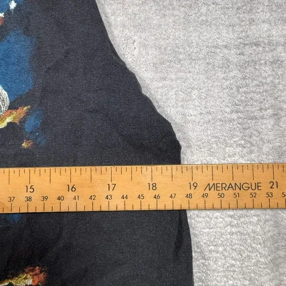 Iron Maiden Shirt Mens Large Black Vintage Y2K Best Of The Beast Metal Cut Off - Picture 11 of 11